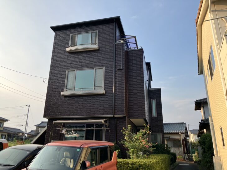 屋根外壁塗装、ベランダ防水、コーキング工事｜函南町仁田