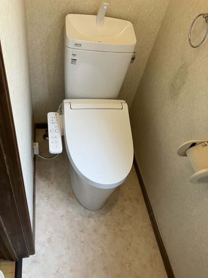 水漏れ発生から約5年間使用していなかったトイレの改修工事