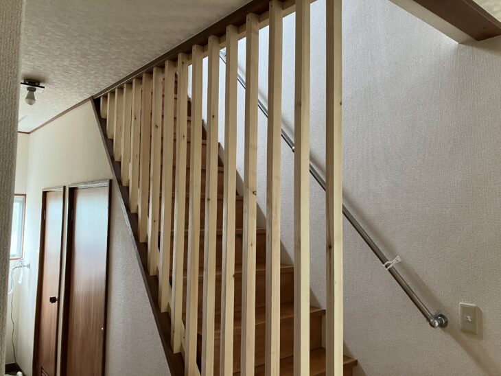 階段横柵造作