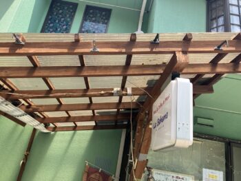 函南町｜波板改修工事｜耐久10年のポリカ遮熱で雨漏りも安心