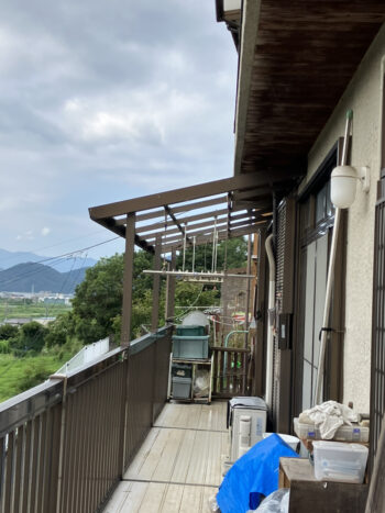 ポリカーボネート交換前