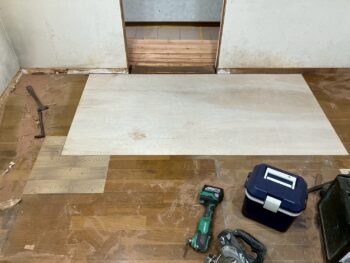 内装リフォームの様子