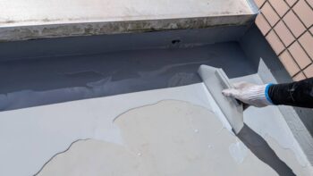 ２層目　トップコート　塗布