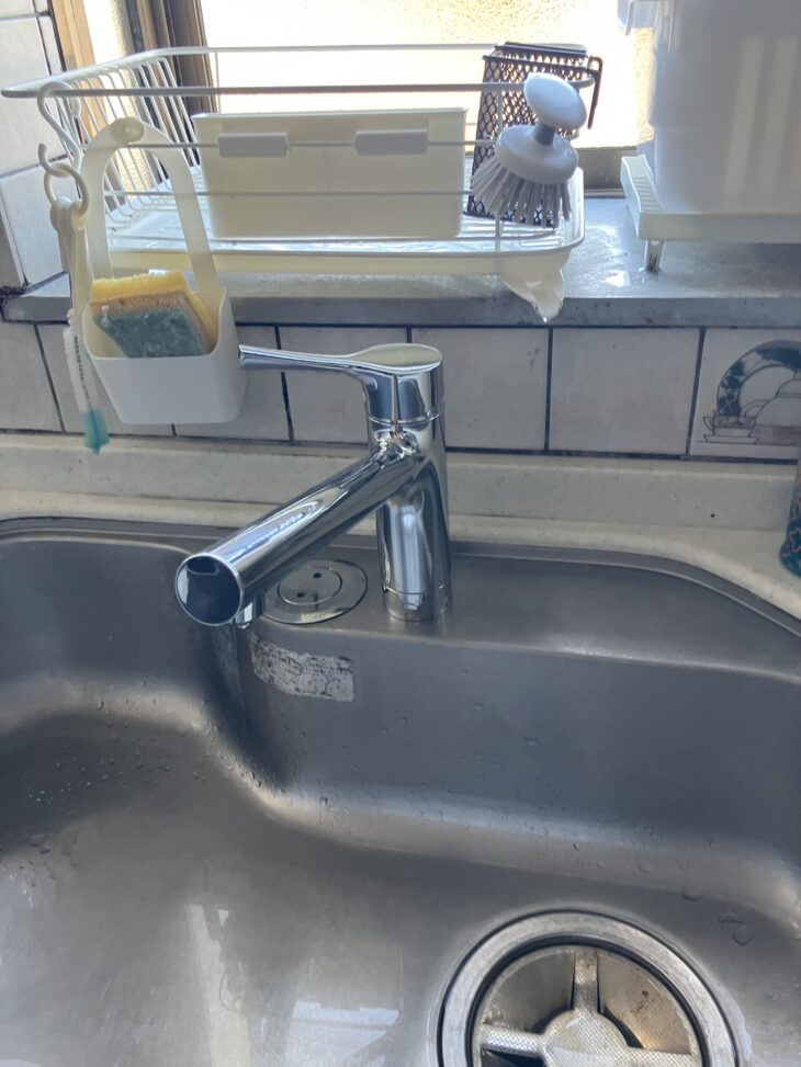 キッチン水栓　アフター
