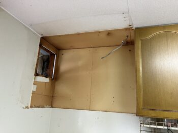 レンジフード外したところ