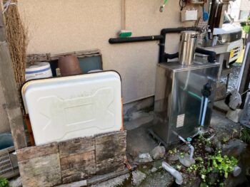 ガス給湯器設置前