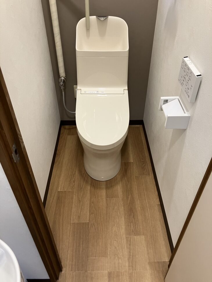 トイレ　リフォーム完了