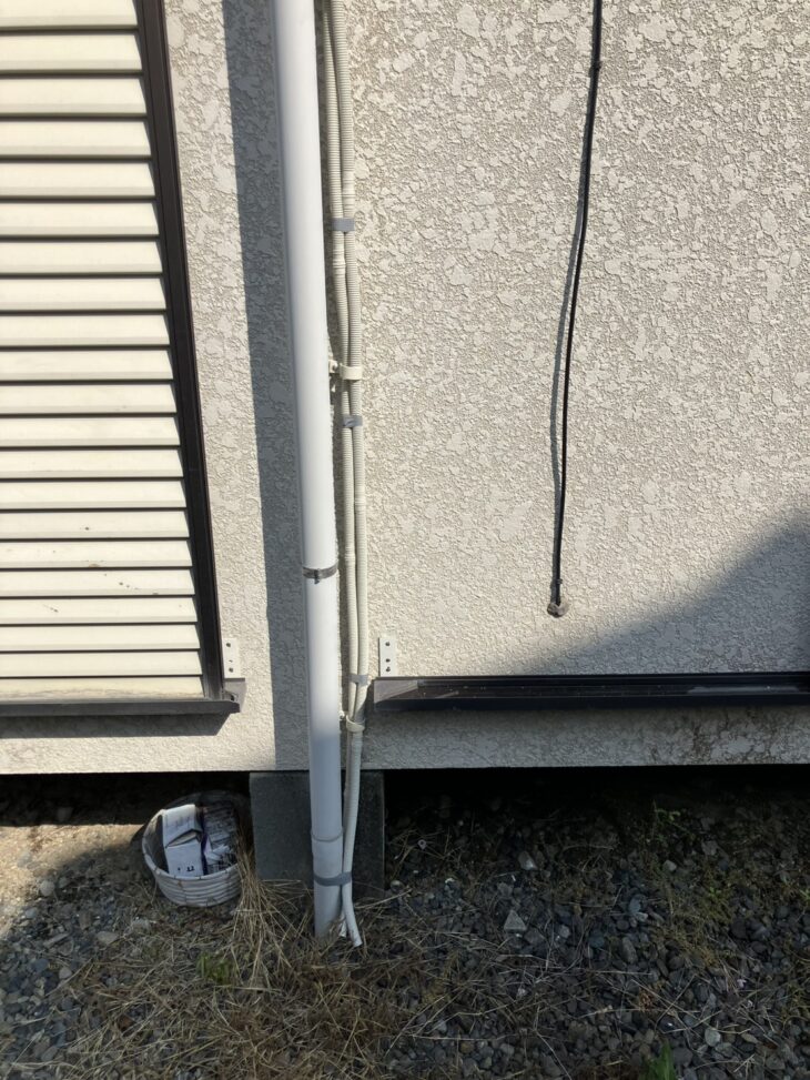 ドレンホース修理完了