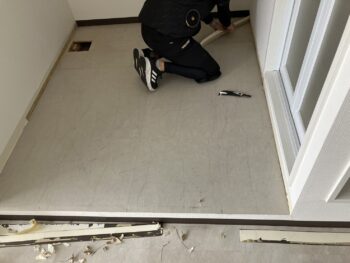 クッションフロア張り替え