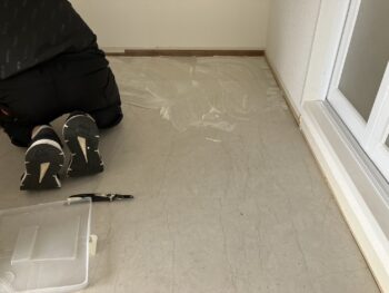 クッションフロア張り替え