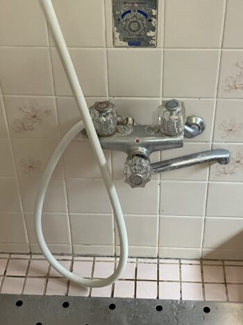 浴室水栓交換前