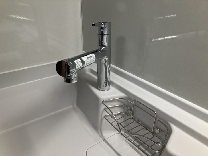 キッチン完成　水栓