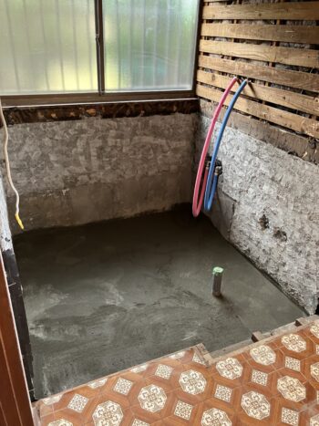 浴室　解体後