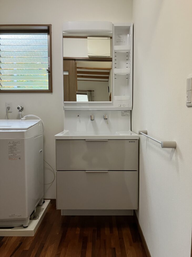 洗面化粧台 アフター