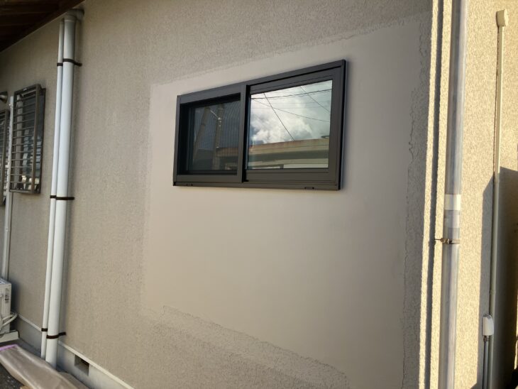 モルタル壁　塗装