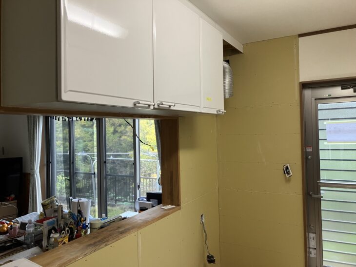 キッチン　施工