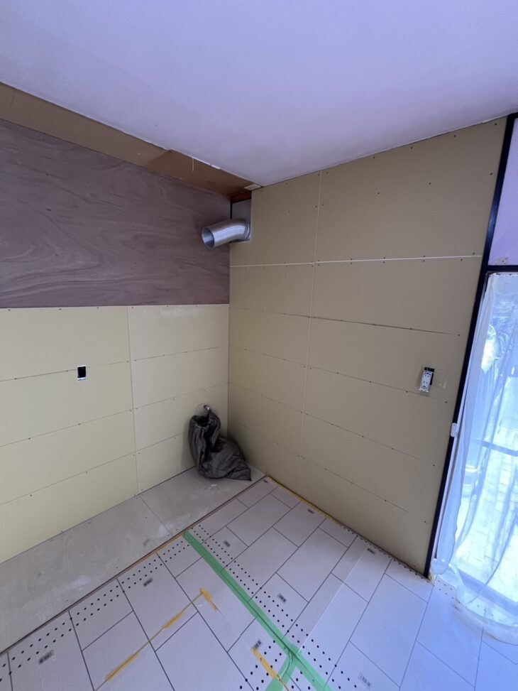 キッチン　壁造作