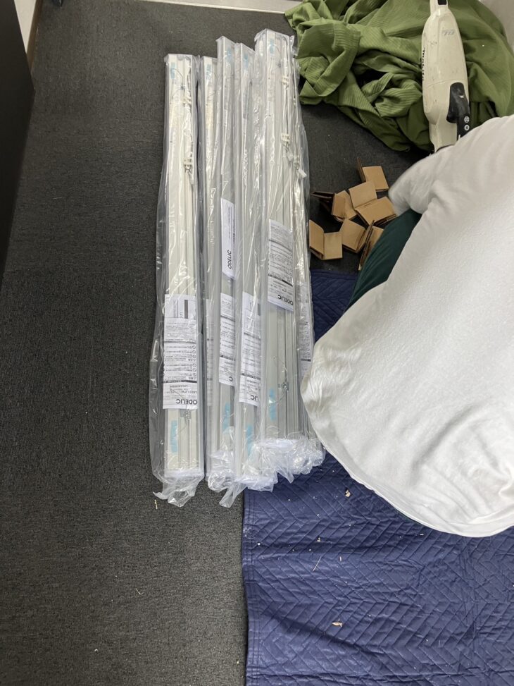 ビニールにくるまった器具