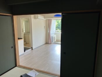 和室からの眺め