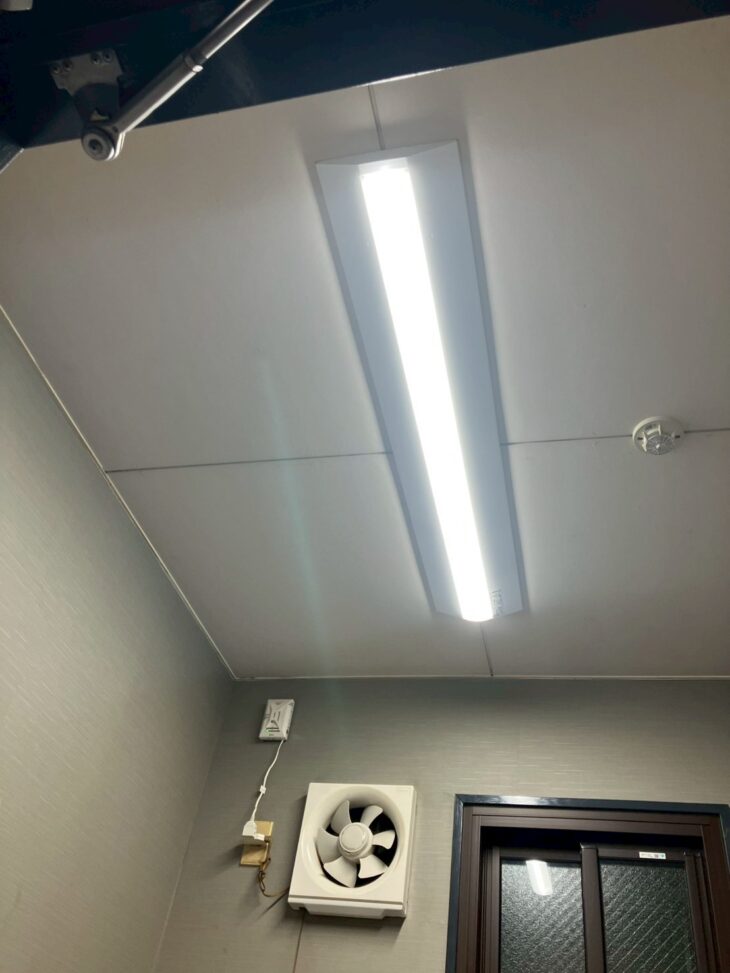 LED照明　取り付け完了