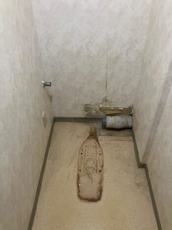 トイレ撤去後