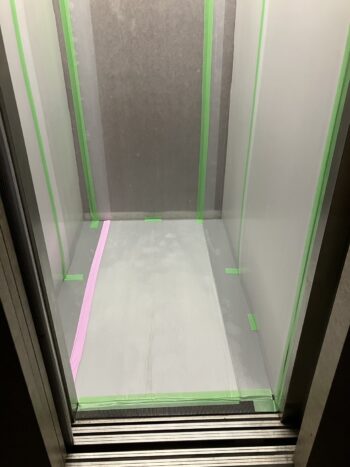 エレベーター　養生