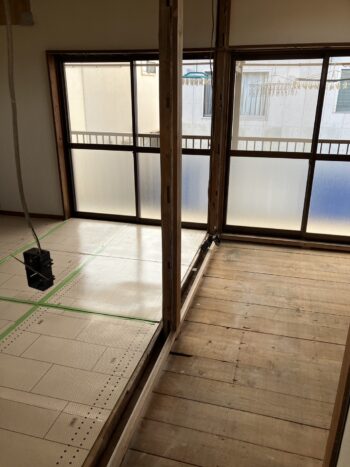 下地造作中
