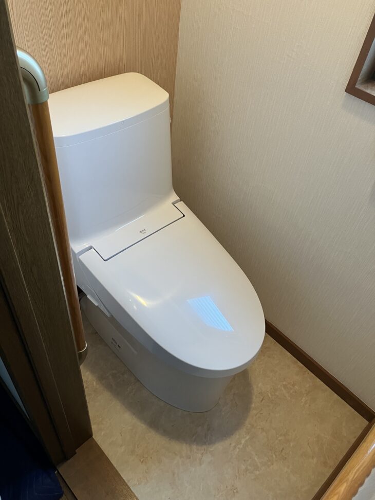 トイレ完成