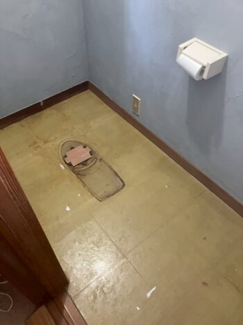 床張り替え前