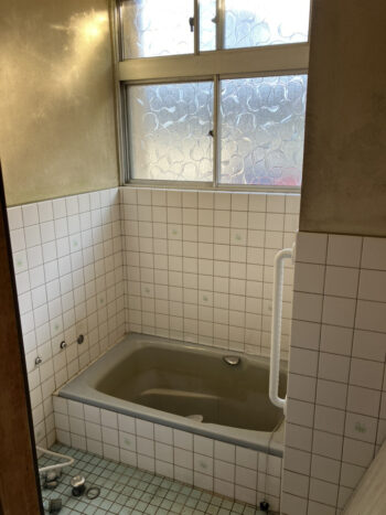 浴室解体前