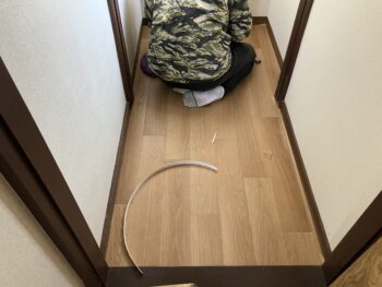 トイレ 作業中