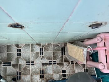 水栓 交換工事中