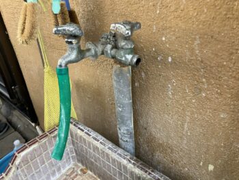 水栓交換前
