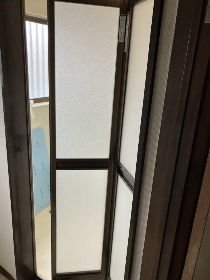 浴室ドア交換後