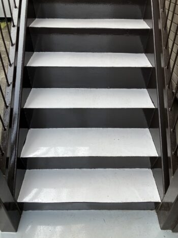 階段の防水工事