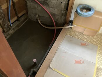 土間打ち後