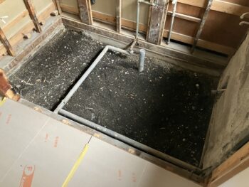 浴室解体後