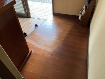 フローリング工事前