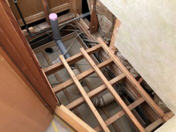 トイレ解体後