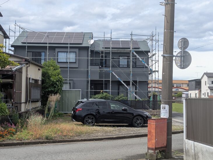 太陽光パネル設置後