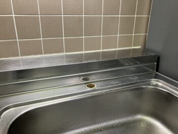 水栓取り外し後