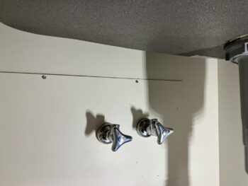 水栓取り外し後