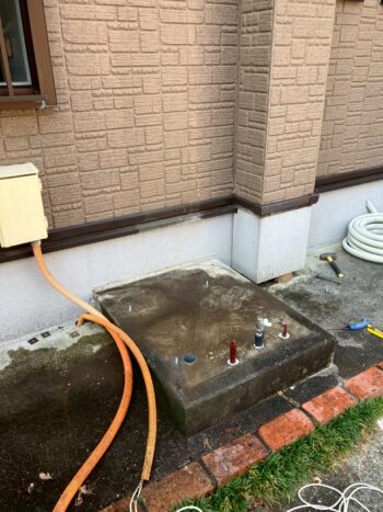 温水器撤去後
