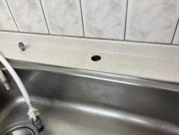 キッチン水栓　撤去