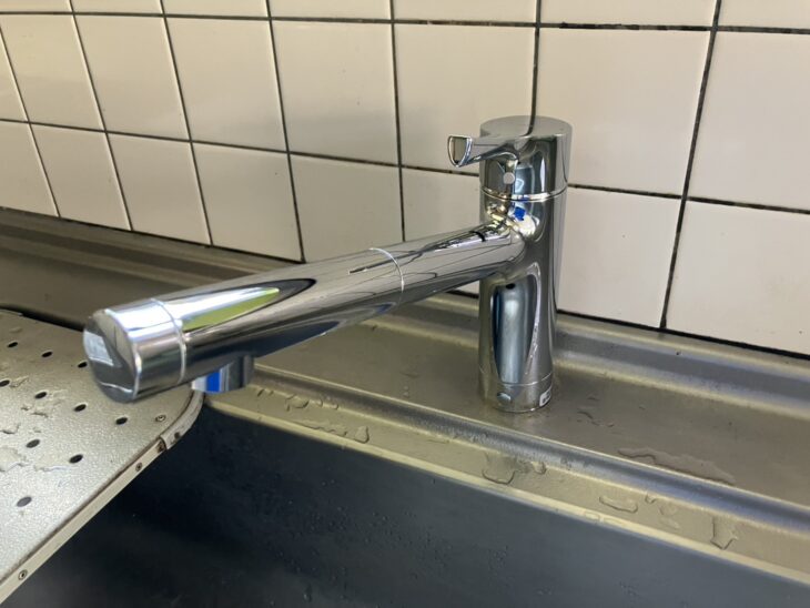 水栓取り付け